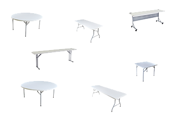 Our folding tables